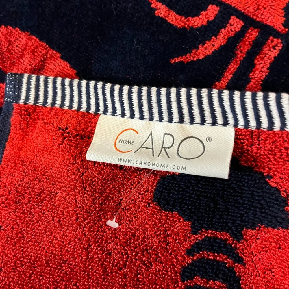 🆕 Caro Home Chesapeake Lobster Beach Towel Oversized
